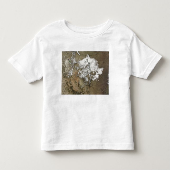 Snow covers the Rocky Mountains in United State Toddler T-Shirt (Front)