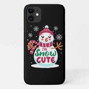 Snow Cute! Embrace the Winter Charm of Christmas iPhone 11 Case