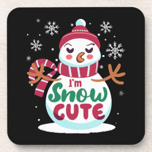 Snow Cute! Embrace the Winter Charm of Christmas Coaster