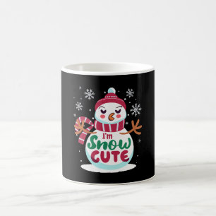 Snow Cute! Embrace the Winter Charm of Christmas Coffee Mug