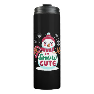 Snow Cute! Embrace the Winter Charm of Christmas Thermal Tumbler