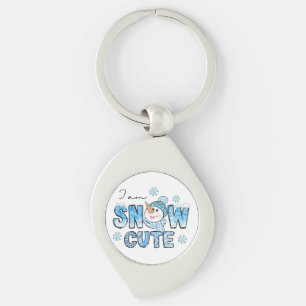 Snow Cute Magnet Key Ring
