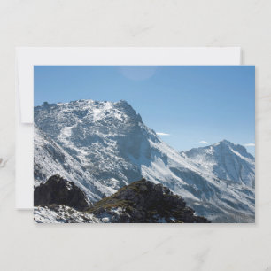 Snow Davos Switzerland Holiday Card