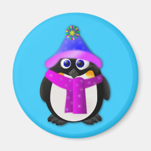 Snow Day Penguin Magnet