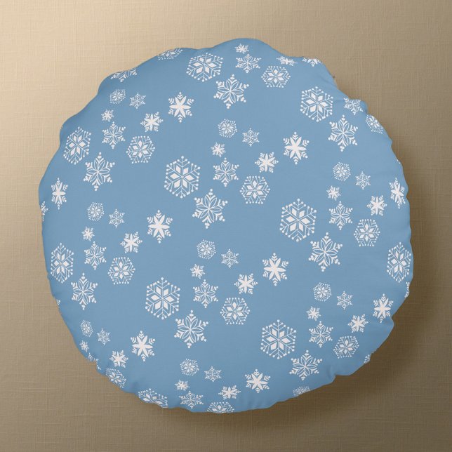 Snow Day Round Cushion (Creator Uploaded)