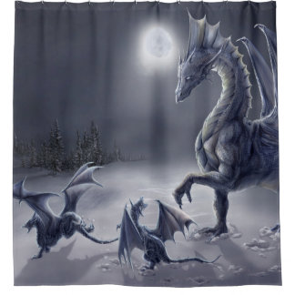 Snow Day Shower Curtain