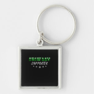 Snow Day Supporter Merry Christmas Key Ring