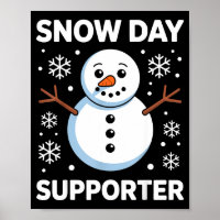 Snow Day Suprter Snow Snowflake Snowman Winter Tea