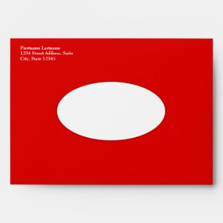 Snow Deerie - Custom Envelope for 5x7 Invitation