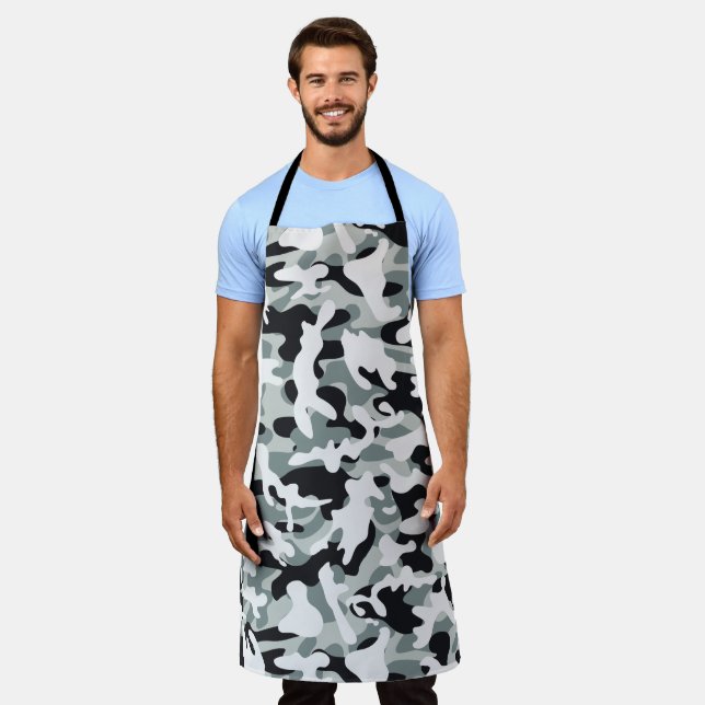 Snow Dust Camouflage Apron (Worn)