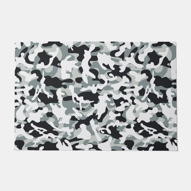 Snow Dust Camouflage Doormat (Front)