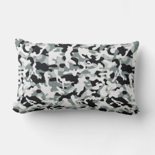 Snow Dust Camouflage Lumbar Cushion