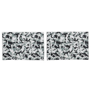 Snow Dust Camouflage Pillowcase
