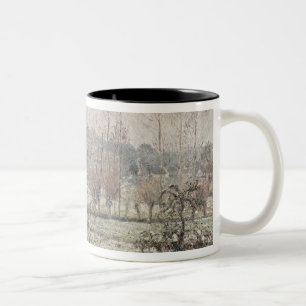 Snow Effect at Eragny, 1894 Two-Tone Coffee Mug