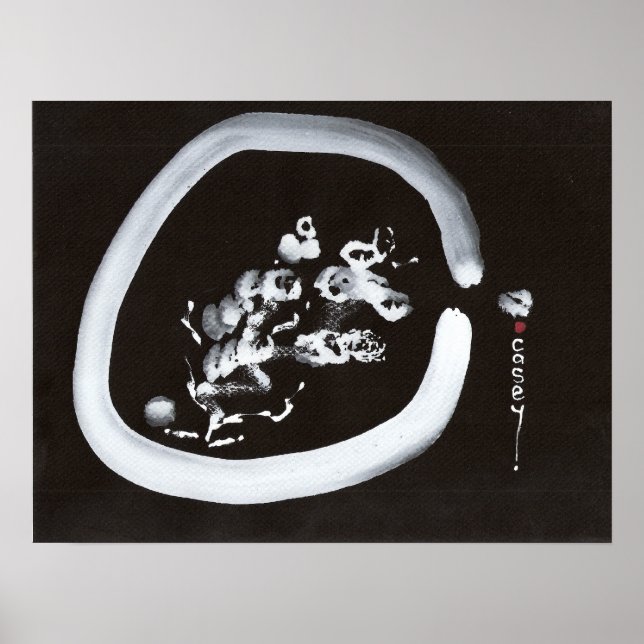 Snow Enso Art Print (Front)