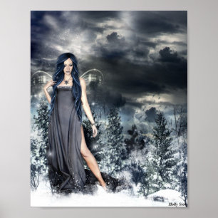 Snow Fairy by  Holly Siek Poster