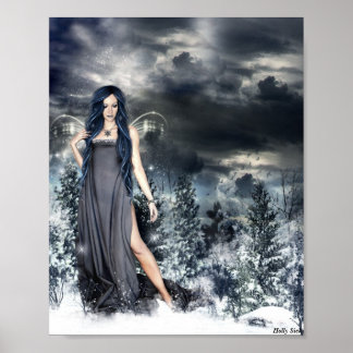 Snow Fairy by  Holly Siek Poster