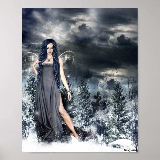 Snow Fairy by  Holly Siek Poster (Front)