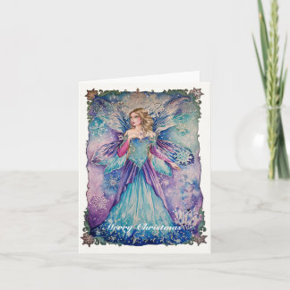 Snow fairy Christmas card