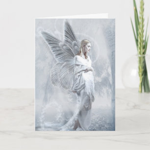 Snow Fairy Holiday Card