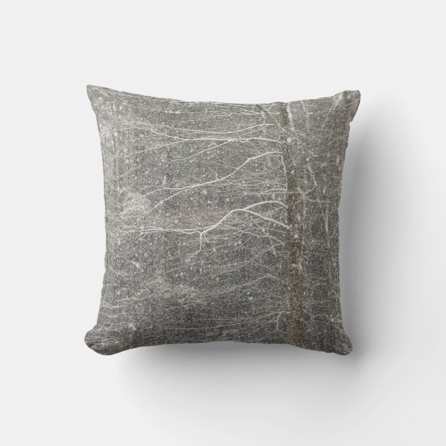 Snow Falling Cushion (Front)