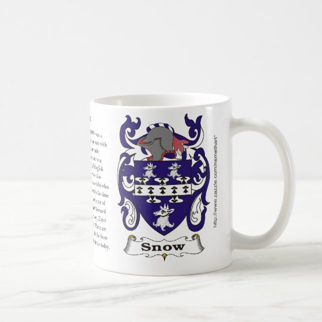Snow Family Coat of Arms mug (Right)