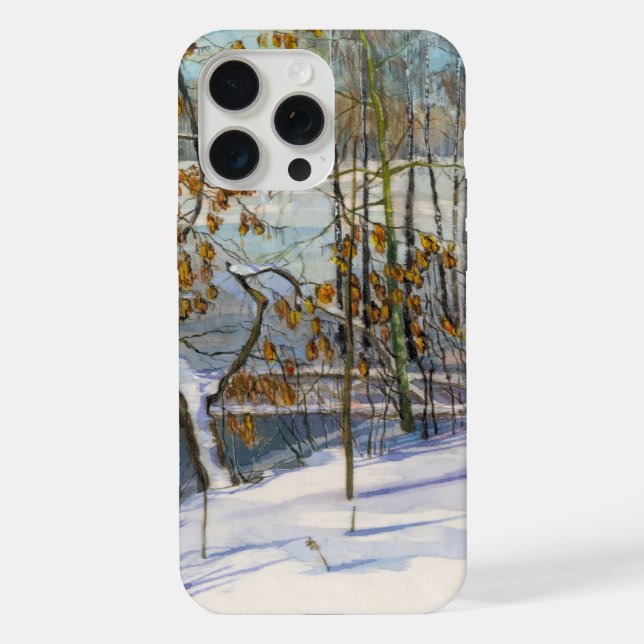 Snow fell iPhone case (Back)