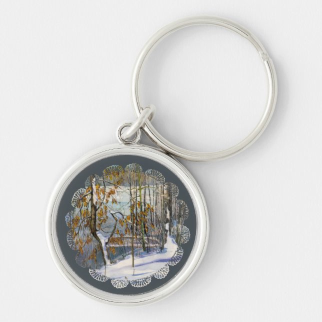 Snow fell key ring (Front)