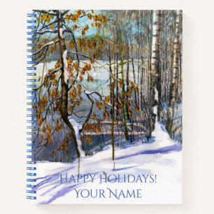 Snow fell Watercolor Notebook