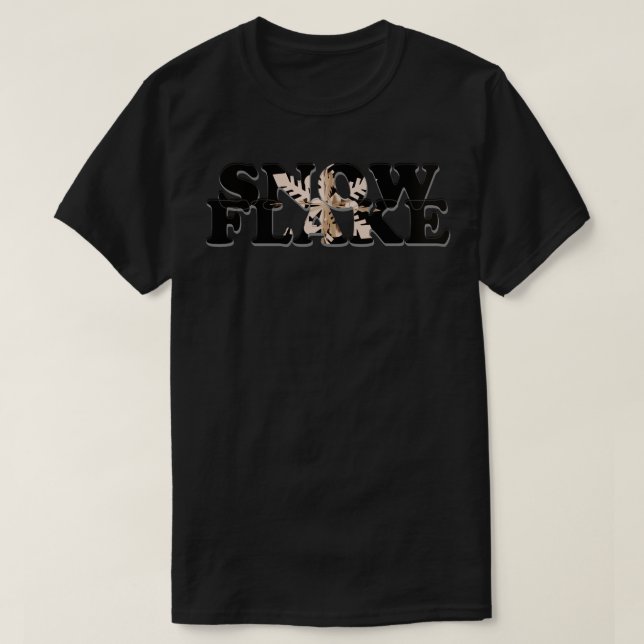 SNOW FLAKE 1 T-Shirt (Design Front)