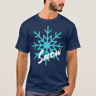 Snow Flake Christmas Gift Halloween Day Thanksgivi T-Shirt