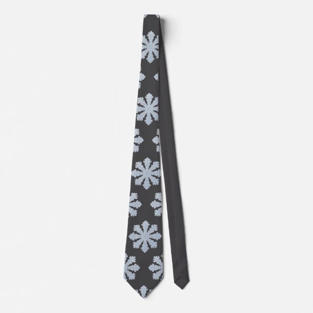 Snow flake grey  tie (Front)
