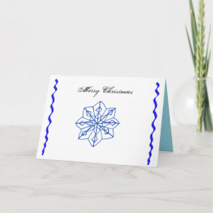 Snow Flake Holiday Card