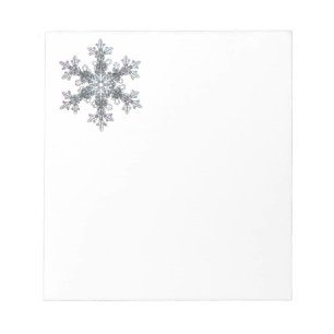 Snow flake notepad