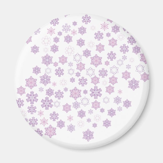 Snow-Flakes-2 Magnet (Front)
