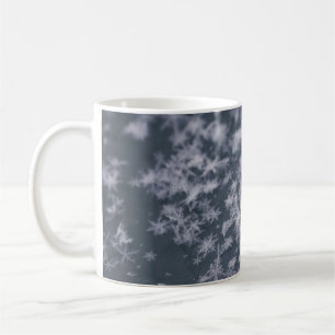 Snow flakes coffee mug