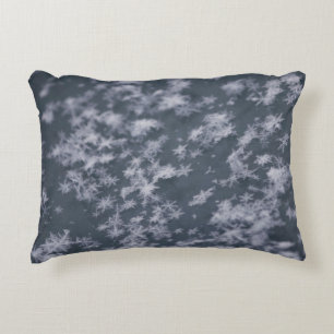 Snow flakes decorative cushion
