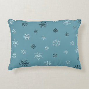 Snow flakes Graphics Pillows