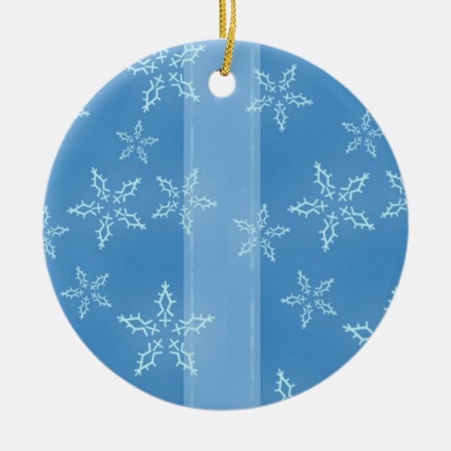 Snow Flakes Ornament (Front)
