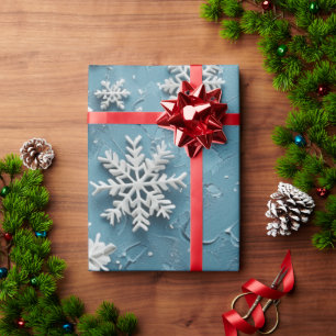 Snow Flakes Wrapping Paper