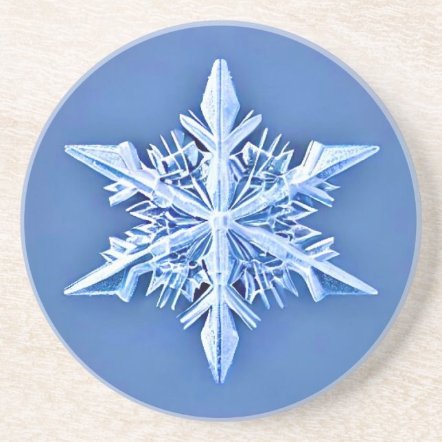 Snow Flock - snowflake Coaster (Front)