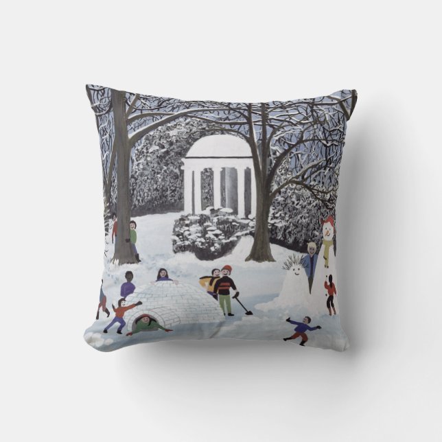 Snow Follies Cushion (Front)