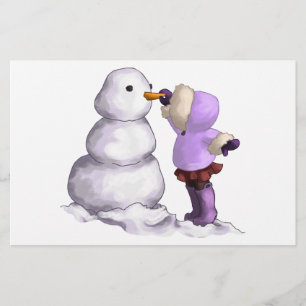 Snow Friend Stationery