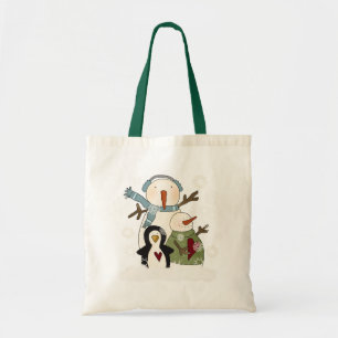 Snow Friends Holiday T-shirts and Gifts Tote Bag