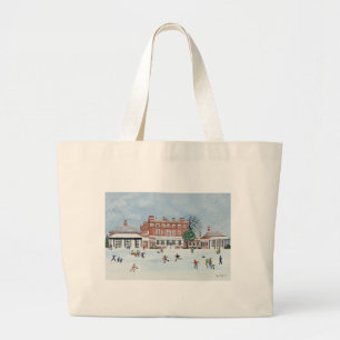 Snow Fun 1991 Large Tote Bag