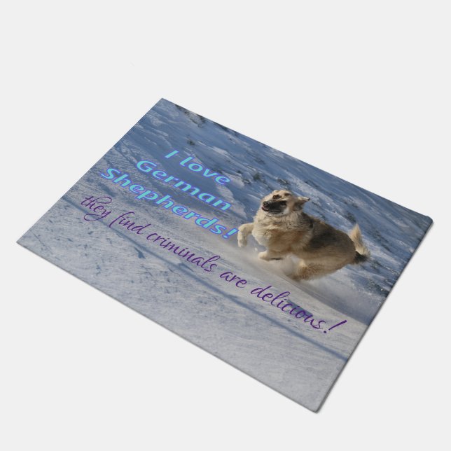 Snow fun doormat (Angled)