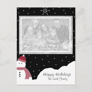 Snow Fun Holiday Postcard