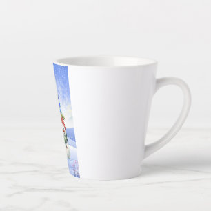 SNOW FUN ON A WINTER DAY LATTE MUG