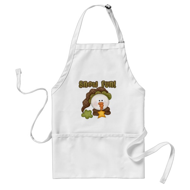 Snow  Fun One Tshirts and Gifts Standard Apron (Front)