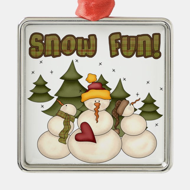 Snow Fun Ornament (Front)